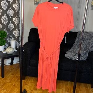 CORAL MAXI DRESS